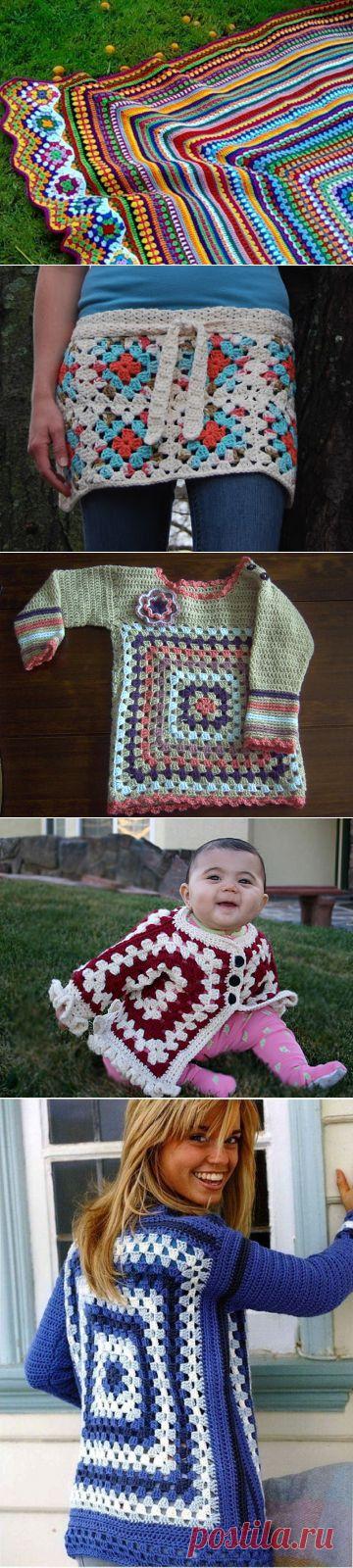 МОЙ ЛЮБИМЫЙ СКАЗОЧНЫЙ БАБУШКИН КВАДРАТ!!! / Вязание крючком / Вязальная Авантюра