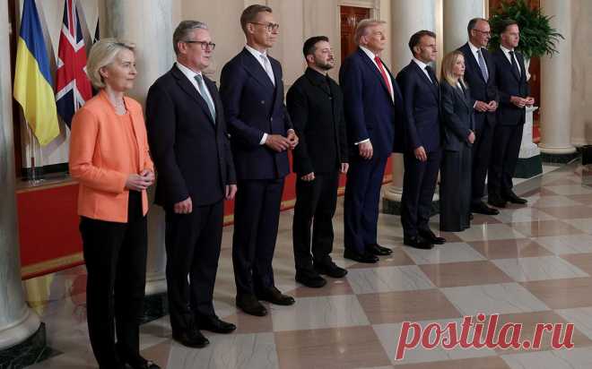 Спецэфир РБК о переговорах в Белом доме по Украине. Спецэфир РБК посвящен переговорам в Белом доме, которые проводит американский президент Дональд Трамп с президентом Украины Владимиром Зеленским и европейскими лидерами.