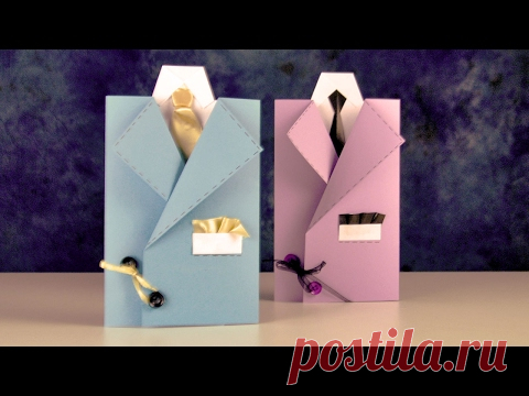 ОТКРЫТКА своими руками | ПОДАРОК ПАПЕ - КРУТАЯ ОТКРЫТКА 