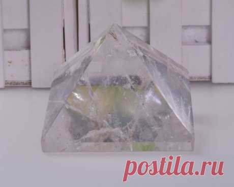 LARGE Clear Quartz Pyramid#H3227 - WOWQUARTZ