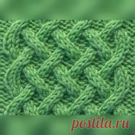 Узор спицами