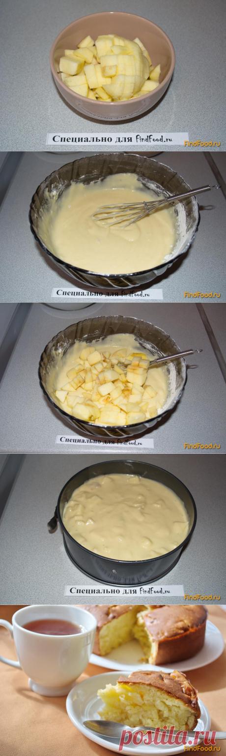 Как приготовить заливной пирог с яблоком - Рецепт