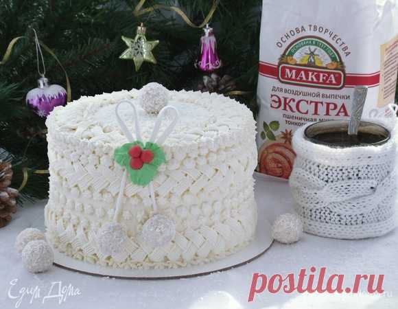 Фисташково-клубничный торт