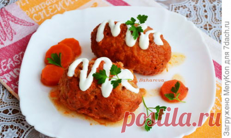 Сегодня у меня в меню простое, но вкусное блюдо. Хочу поделиться легким и вкусным рецептом ленивых голубцов в сливочно-томатном соусе.