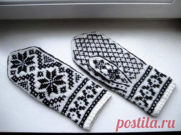 Узоры для варежек жаккардом