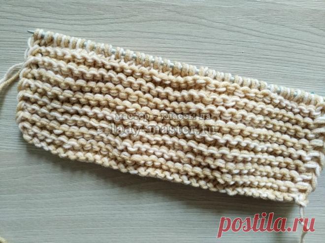 Описание вязания домашних тапочек спицами