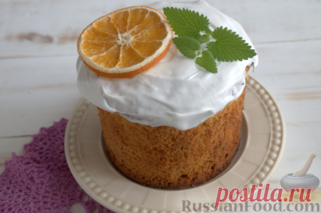 Творожный кулич