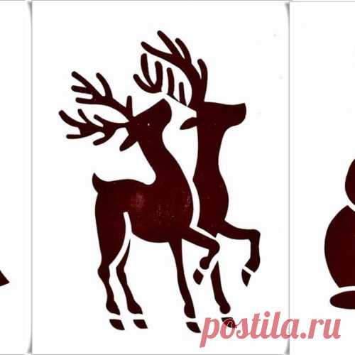 Plantillas de dibujo navideño »hobbibol.com