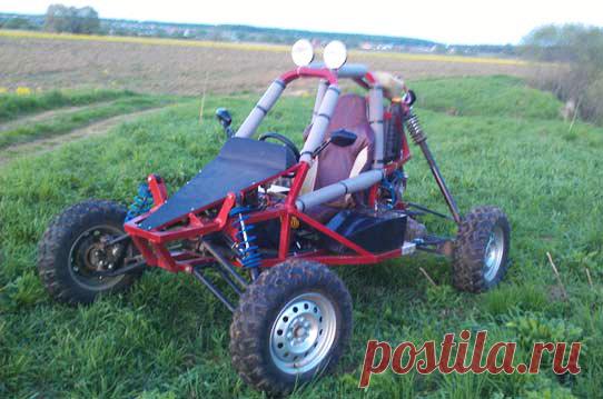 Самодельный багги Пиранья с двигателем ВАЗ-2108: фото изготовления+видео испытаний | Автосамоделки | Яндекс Дзен