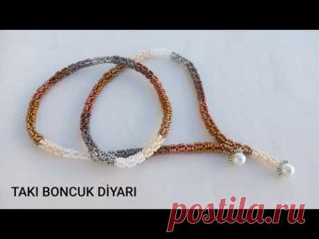 ИЗГОТОВЛЕНИЕ ОЖЕРЕЛЬЯ ИЗ ПЕСОЧНОГО БИСЕРА / SEED BEAD NECKLACE MAKING@JEWELRY BUS WORLD