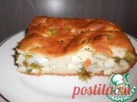 Пирог с луком и яйцом - кулинарный рецепт