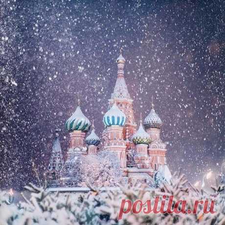 Снегопад. Зима спешит.