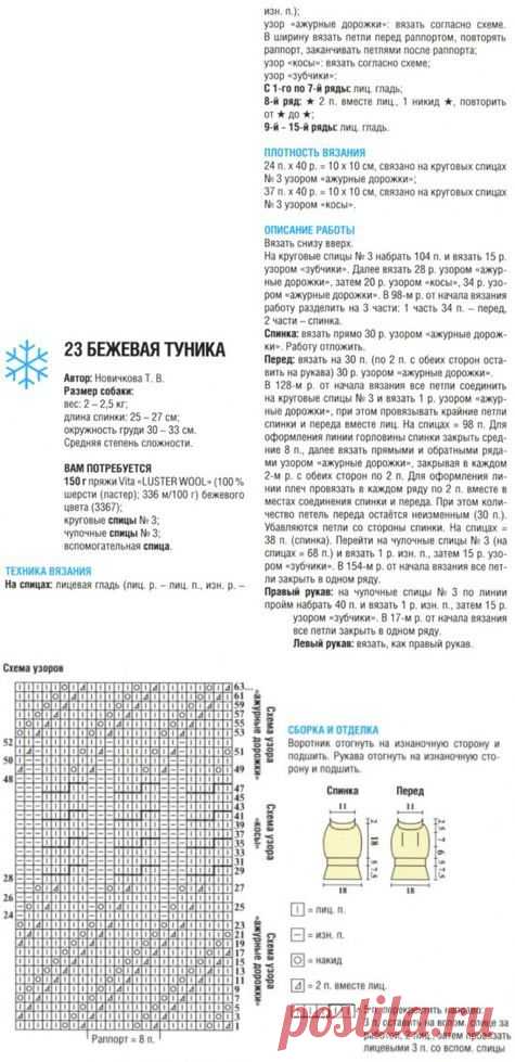 Туника для собаки