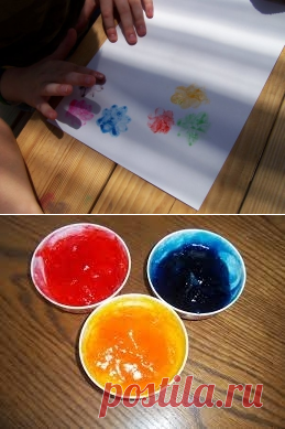 Гелевые пальчиковые краски. - Поделки с детьми | Деткиподелки
