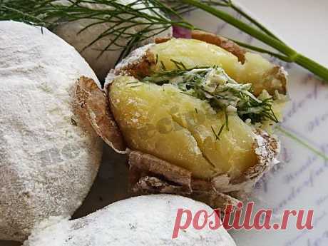 Картошка печеная в микроволновой печи «Как в лесу!»