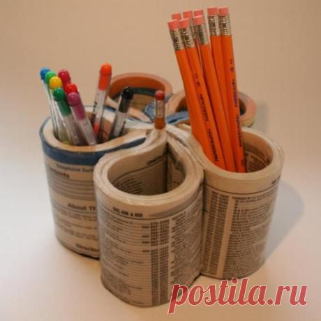 Поделки из книг и журналов (мастер-класс) | Самоделкино