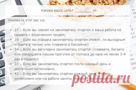Сколько калорий необходимо потреблять, чтобы худеть - Похудение с расчётом - www.calorizator.ru