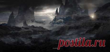 Фантастические пейзажи Titus Lunter - postnext.com