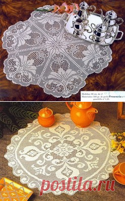 Филейное вязание крючком.