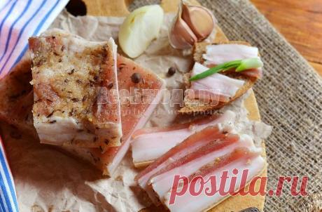 Как вкусно засолить сало сухим посолом с чесноком и перцем. Рецепт с пошаговыми фото в домашних условиях | Все Блюда