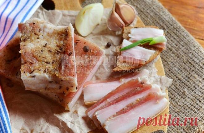 Как вкусно засолить сало сухим посолом с чесноком и перцем. Рецепт с пошаговыми фото в домашних условиях | Все Блюда