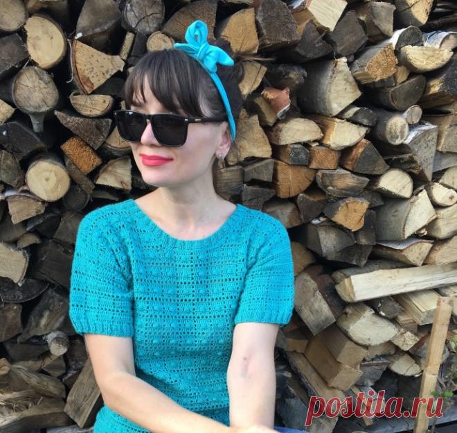 Джемпер с коротким рукавом