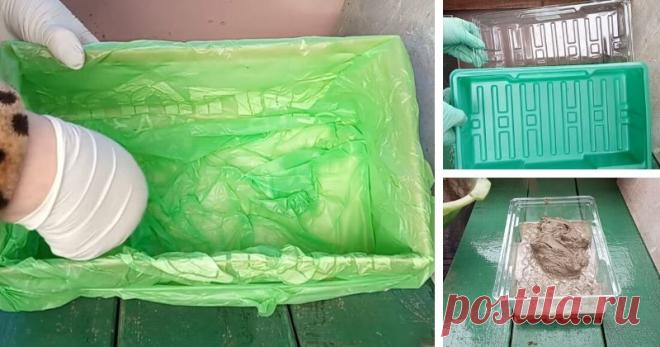 Хитрые дачники: использование ненужных коробок и упаковки для садовой дорожки ...