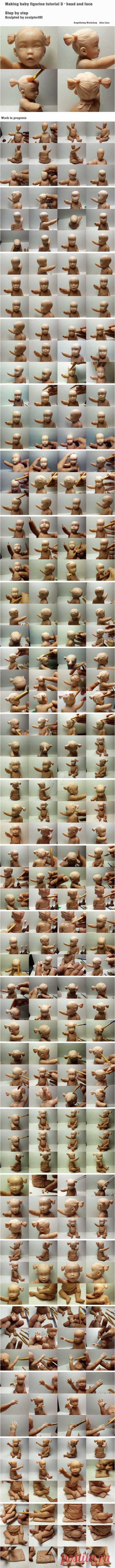 Making baby figurine tutorial 3 by sculptor101 on DeviantArt