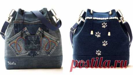 Как сшить рюкзак из старых джинсов своими руками (выкройки) | Тысяча и одна идея