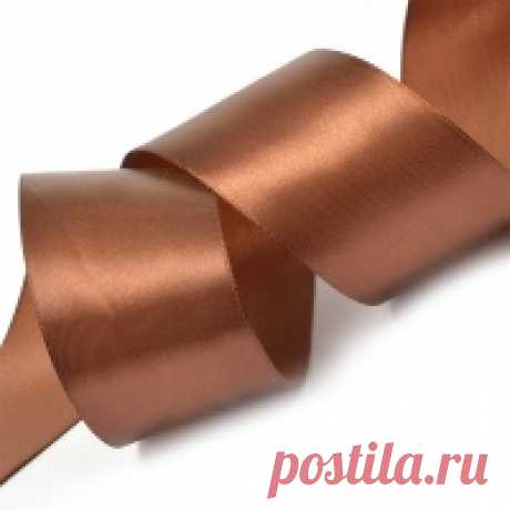 Лента атласная 2" (50мм) цв.3135 коричневый IDEAL уп.27,4 м Лента атласная 2" (50мм) цв.3135 коричневый IDEAL уп.27,4 м