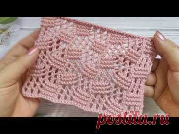 Lace Checker Stitch | Ajour-Schachbrettmuster stricken | Punto Scacchiera | Point de Damier Ajouré