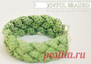 Текстильный браслет