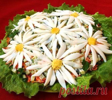Салат «Ромашковое поле»