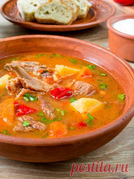Рецепт бограча на Вкусном Блоге