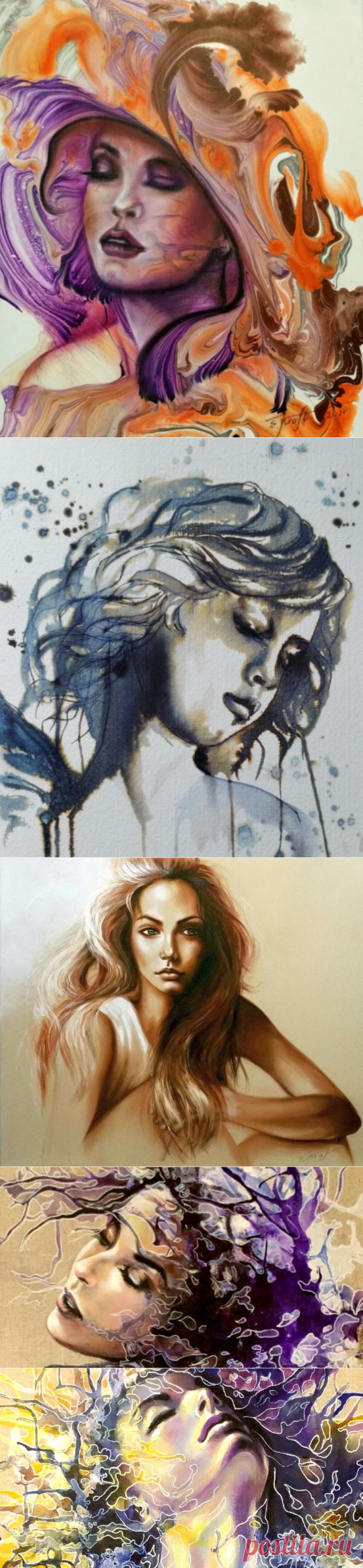 А что нам, людям, для Счастья нужно? Художник Елена Крафт (Elena Kraft)