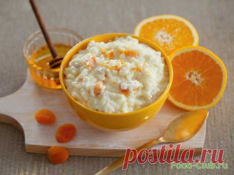 Молочная рисовая каша с курагой в мультиварке / Блюда для мультиварки / Кулинарные рецепты - Фуд-клаб.ру