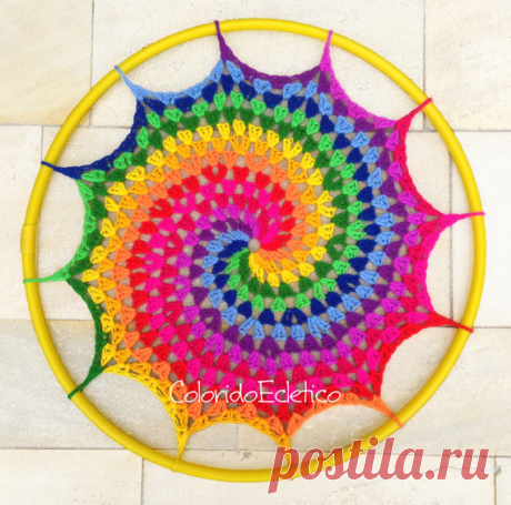 PATTERN Spiral Hula Hoop от ColoridoEcletico на Etsy
