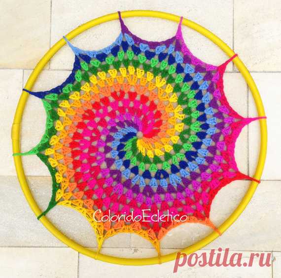 PATTERN Spiral Hula Hoop от ColoridoEcletico на Etsy
