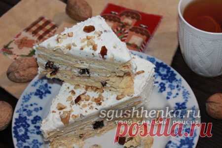 Торт без выпечки за 15 минут: очень сочный и вкусный