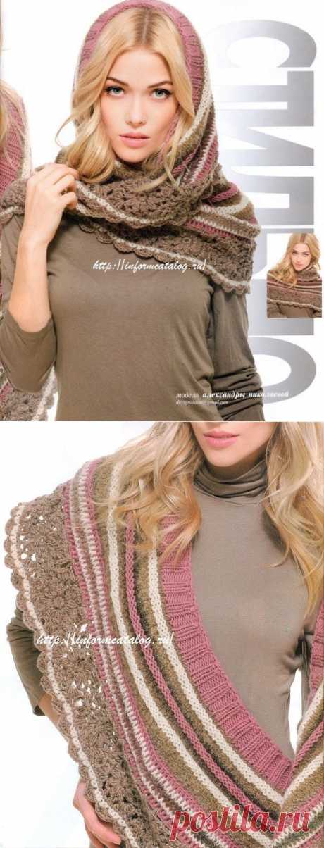 Нежный Снуд- Размер Универсальный | Ниточка