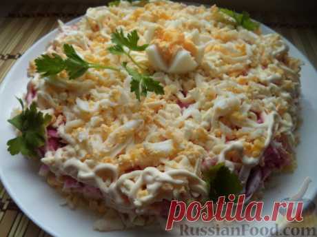 Рецепт: Салат "Невеста" на RussianFood.com
