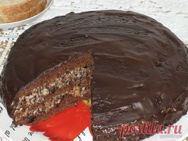 Готовим вкусно: Торт "Чернослив в шоколаде"