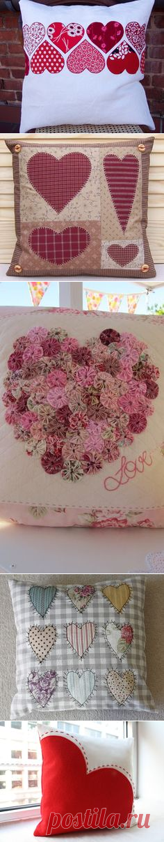 heart cushion | podušky