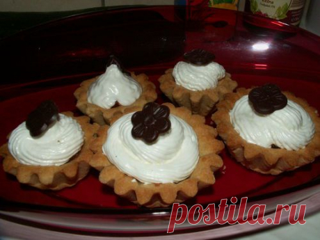 Корзиночки из песочного теста » Рецепты вкусных блюд, как приготовить суп, борщ, салат, закуски, напиток. Вкусная еда и напитки.