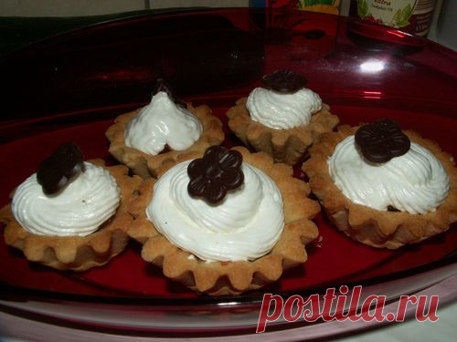 Корзиночки из песочного теста » Рецепты вкусных блюд, как приготовить суп, борщ, салат, закуски, напиток. Вкусная еда и напитки.