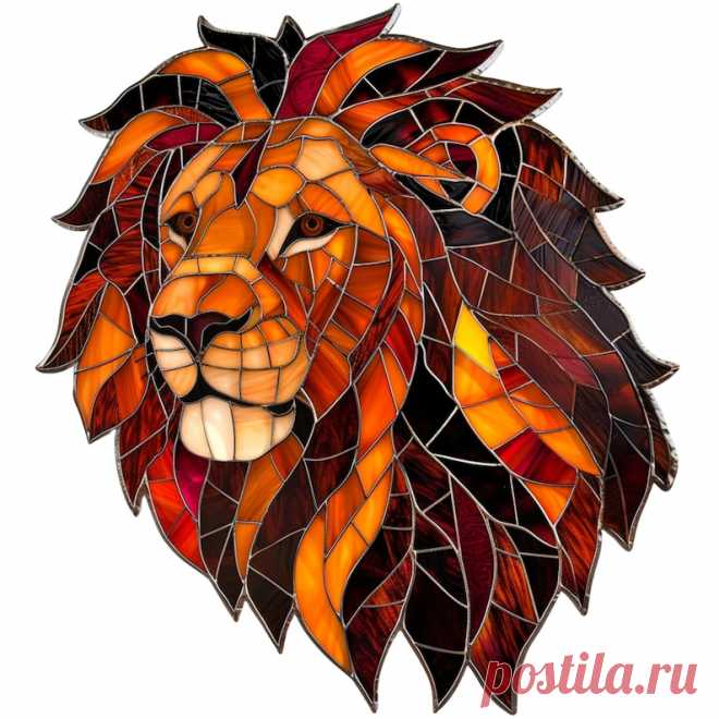 León africano vidriera se aferra ventana pegatina calcomanía película con colores vibrantes regalo único para él amante al aire libre - Etsy Chile