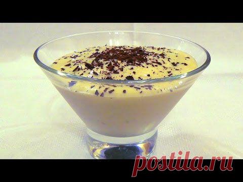 Банановое мороженое. Легкий десерт. .