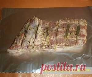 Брюшина в духовке/Сайт с пошаговыми рецептами с фото для тех кто любит готовить