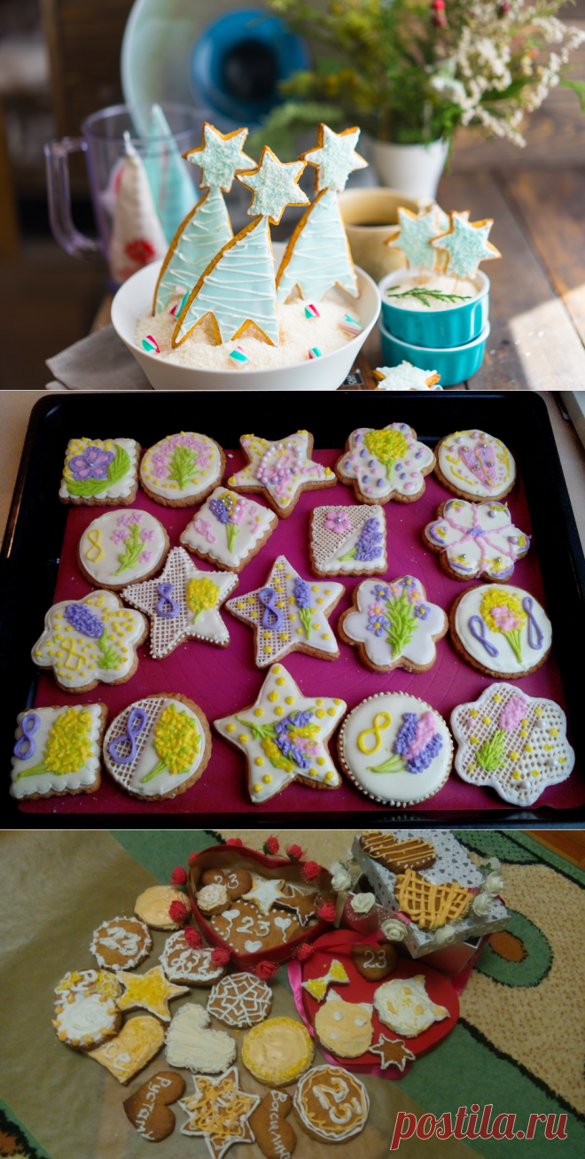 Имбирные пряники - новогодние печенья с глазурью - Andy Chef - блог о еде и путешествиях, пошаговые рецепты, интернет-магазин для кондитеров