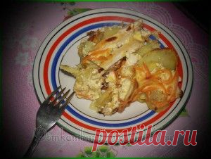 Картофельная запеканка в духовке с курицей